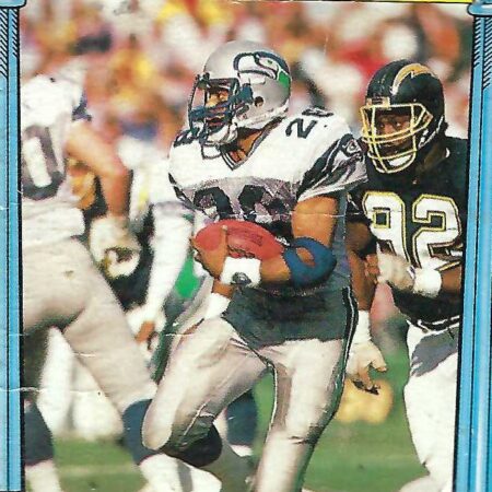 Curt Warner 1987  1000 Yard ClubSeattle Seahawks
