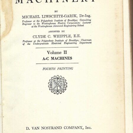 ELECTRIC MACHINERY 1948