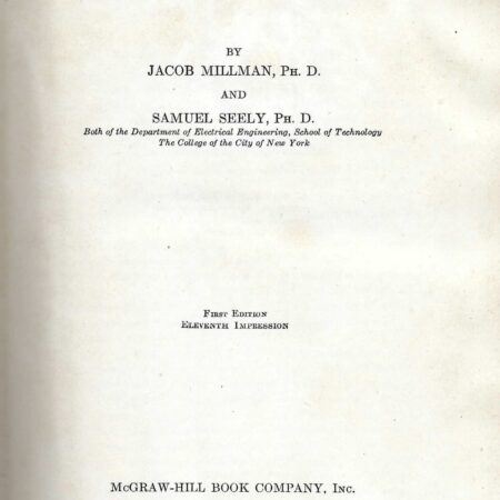 ELECTRONICS BY JACOB MILLMAN, PHD