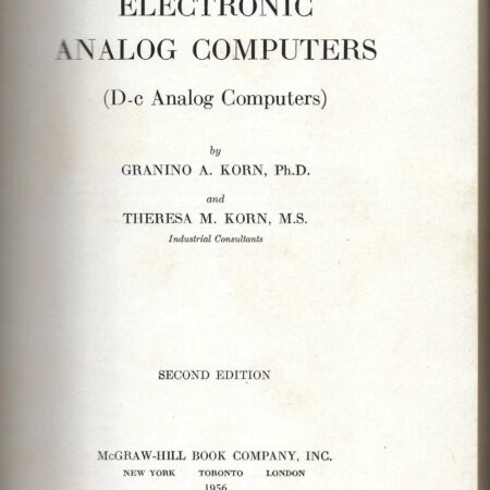 ELECTRRONIC ANALOG COMPUTERS